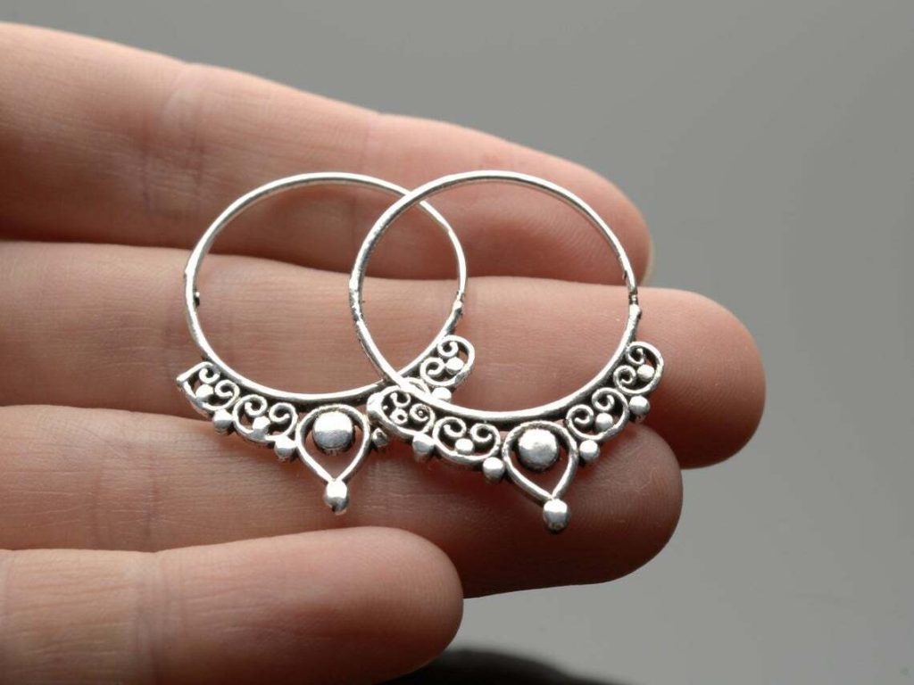 Small Silver Earrings