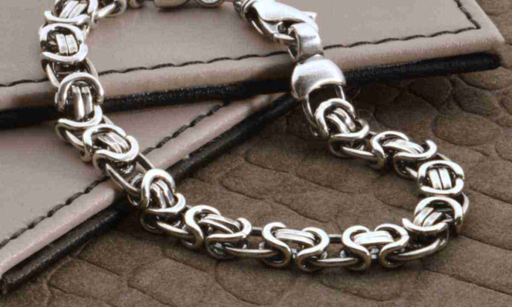 pure silver chain for men