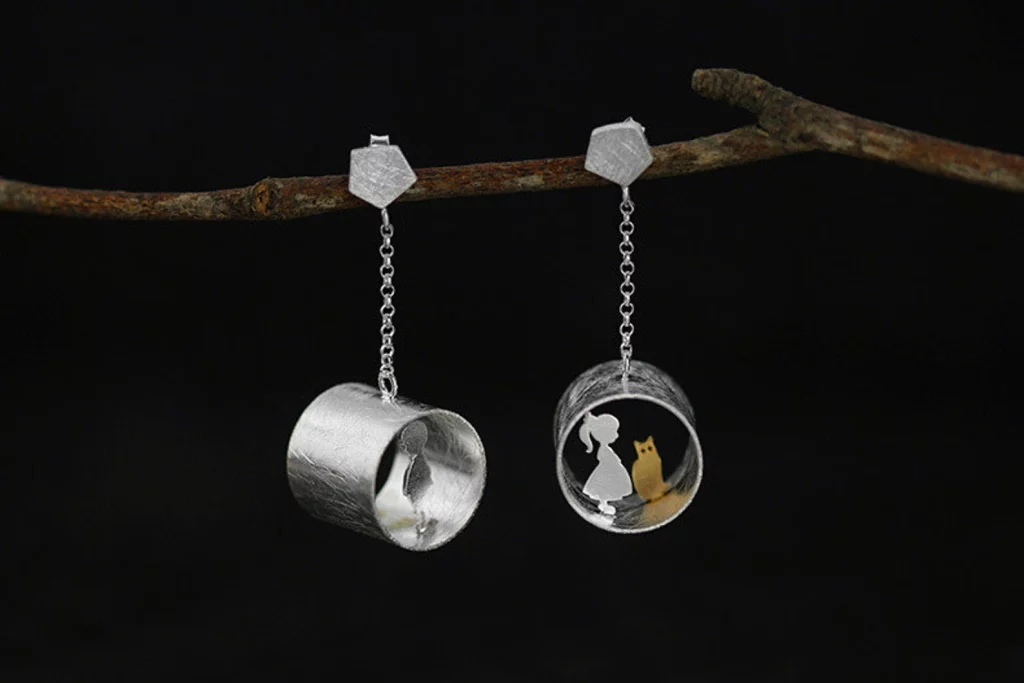 Real Silver Earrings