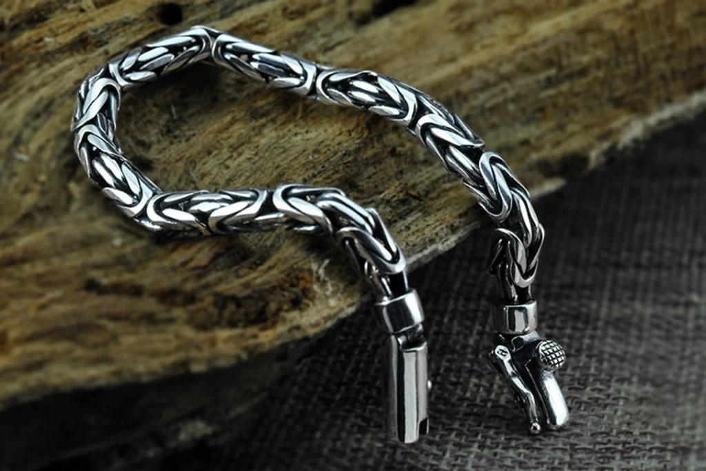 pure silver chain for men