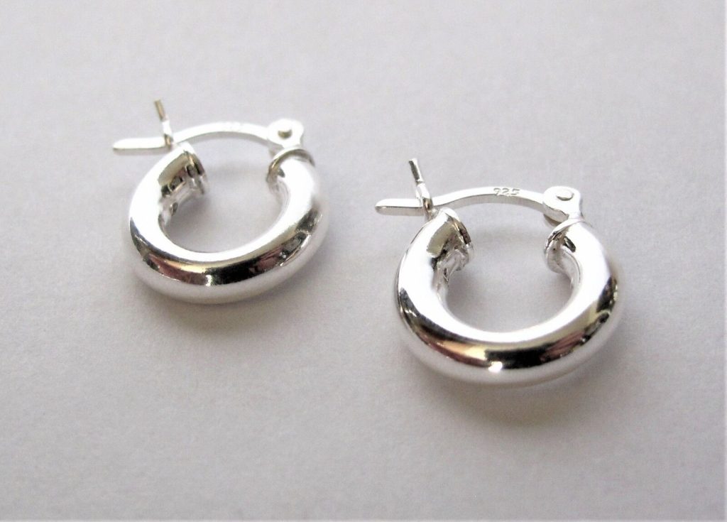 pure silver earrings