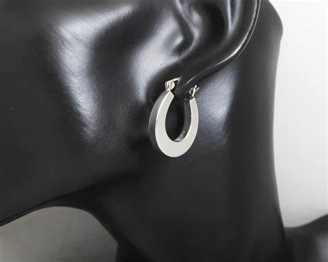 silver earrings