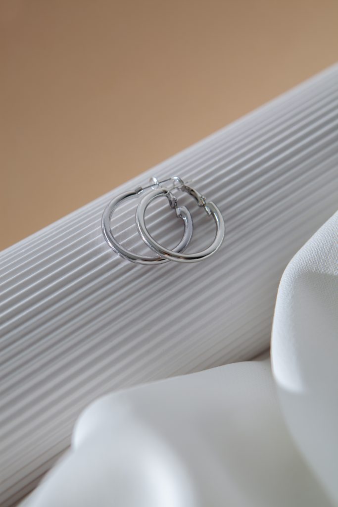 silver earrings design