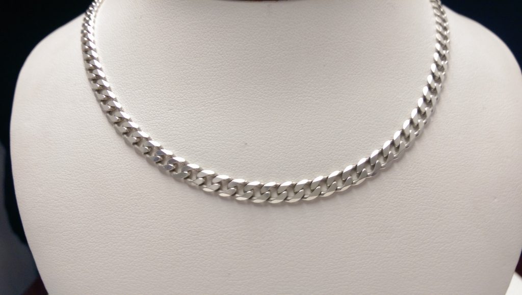 Silver Curb Chain