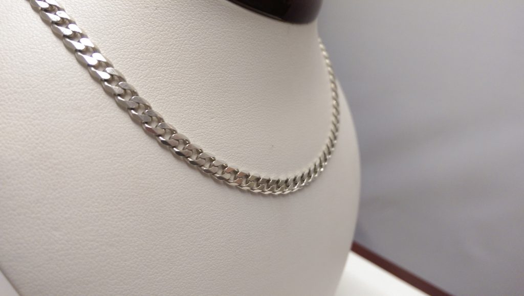 Silver Curb Chain