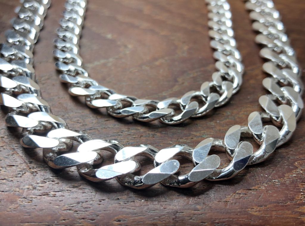 Silver Curb Chain