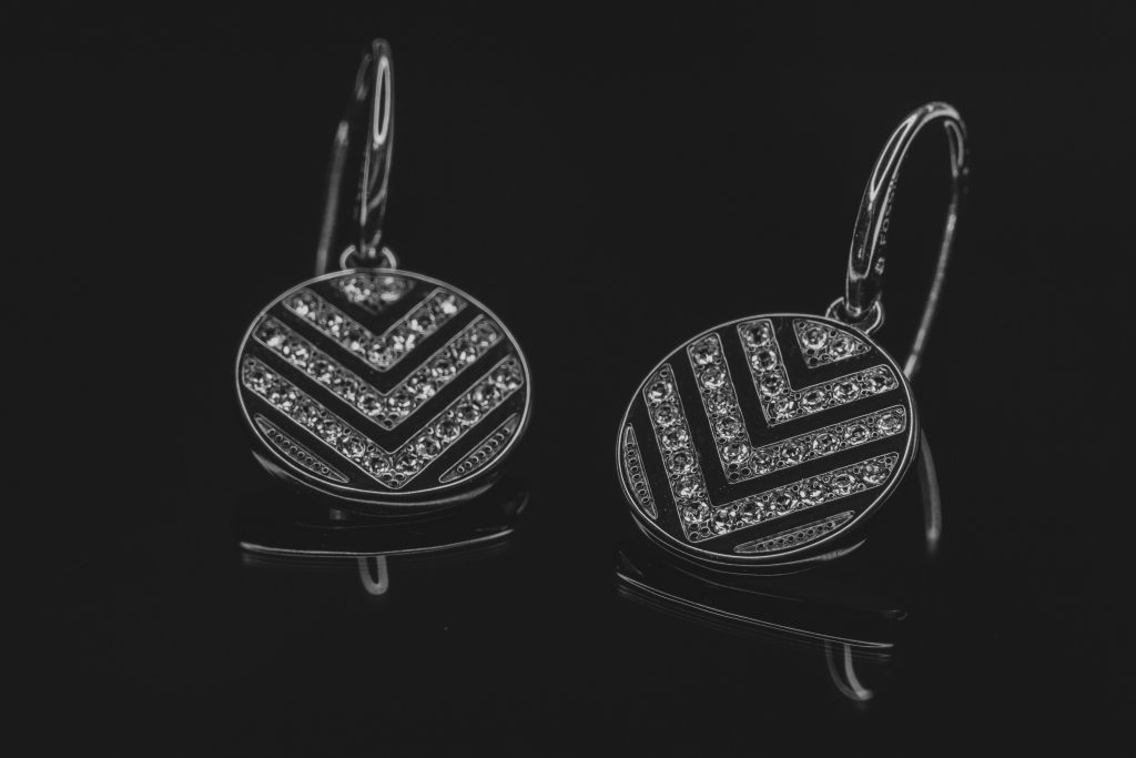 silver earrings design