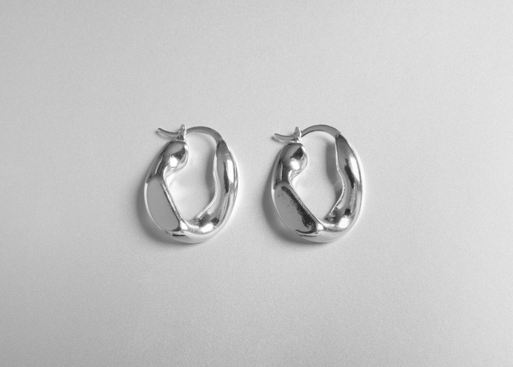 silver earrings design