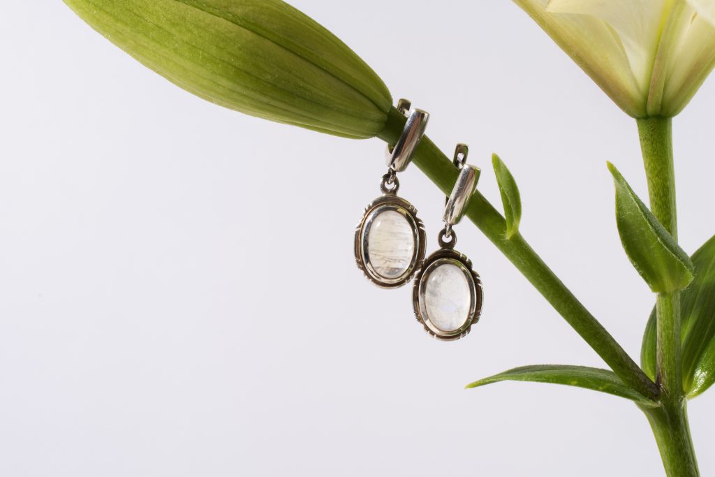silver earrings design