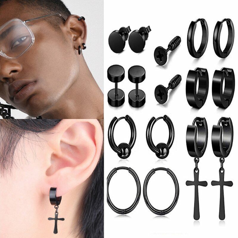 Silver Earrings for Men