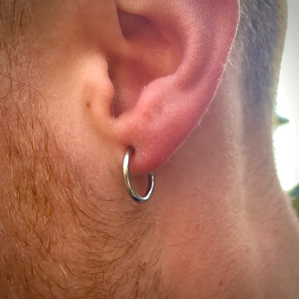 Silver Earrings for Men