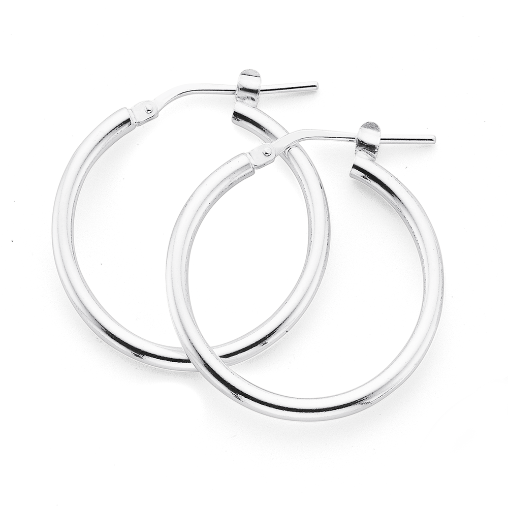 Silver Hoop Earrings