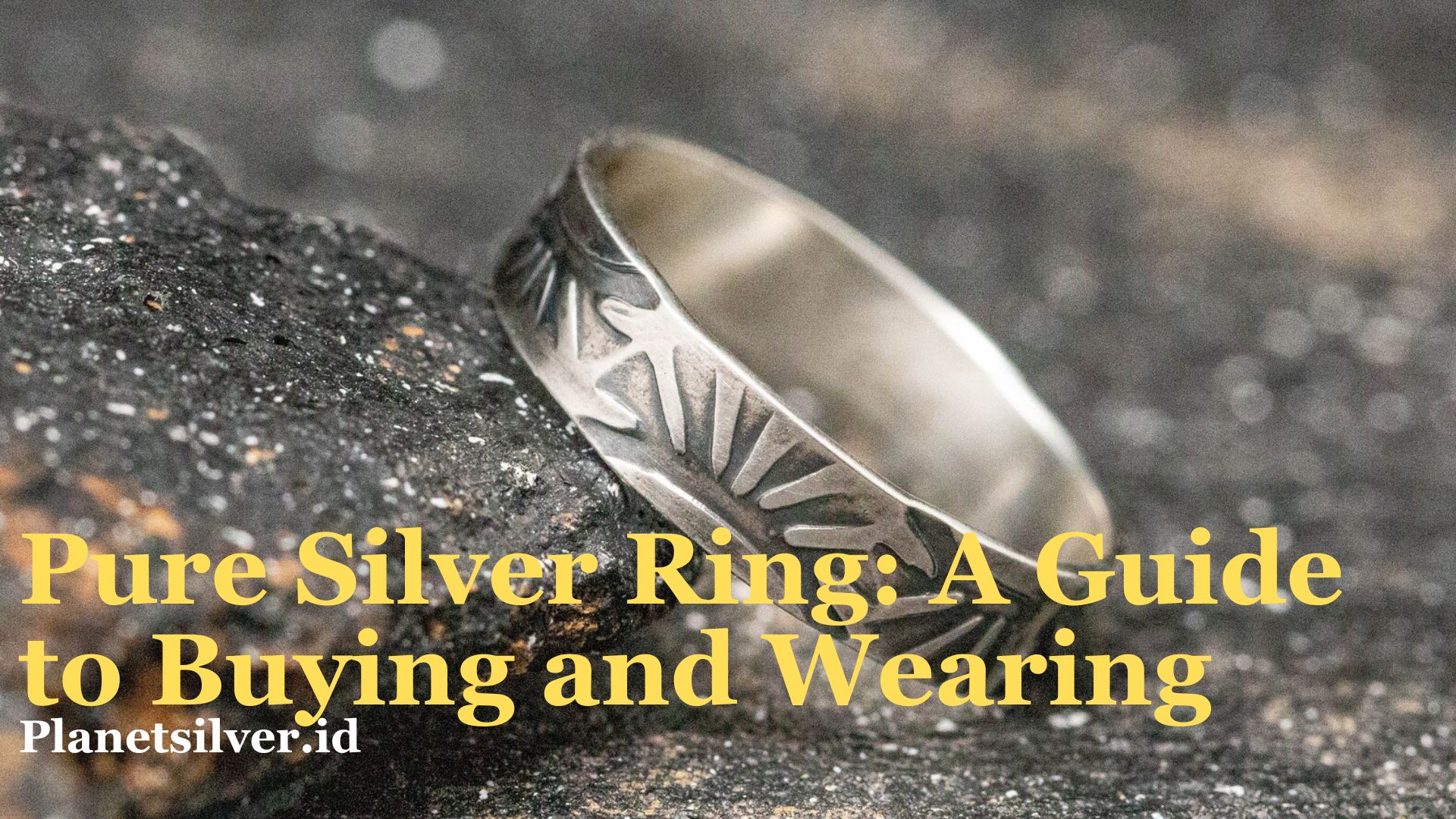 pure silver ring