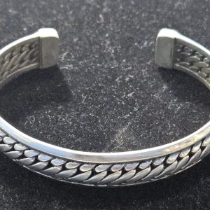 Cuff Bracelet Handcrafted Silver 925 – PS-0051BZ
